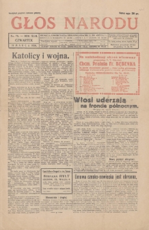 Głos Narodu. R. 43, 1936, nr 78, 19 III