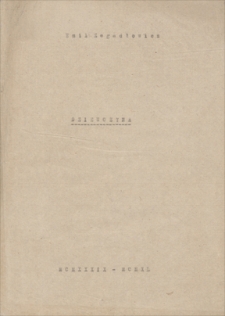 Dziewczyna [: poemat. Maszynopis rękopisu ]