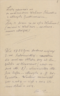 Papiery rodziny Orłowskich. Listy do Wacława Orłowskiego seniora od Dutkiewiczów