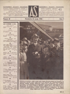 AS : ilustrowany magazyn tygodniowy. R. 1, 1935, nr 11 (12 V)