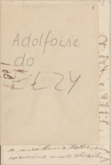 Korespondencja Elżbiety Kaiszarówny (matki Emila Zegadłowicza)