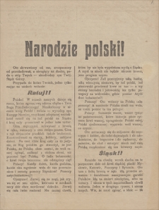 Papiery Emila Zegadłowicza. Druki ulotne: odezwy, ulotki