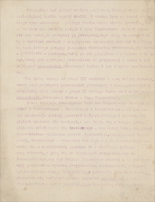 Twórczość Emila Zegadłowicza. Maszynopis tekstu przemówienia o Janie Kasprowiczu