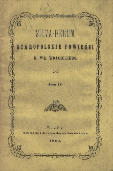 Silva-rerum : staropolskie powieści. T. 2