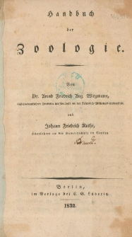 Handbuch der Zoologie