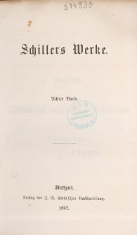 Schillers Werke. Bd. 8