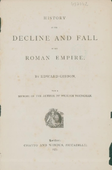 History of the decline and fall of the Roman Empire