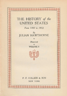 The history of the United States from 1492 to 1912. Vol. 1