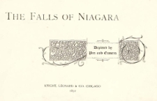 The falls of Niagara : depicted by pen and camera