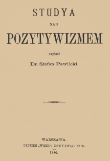 Studya nad pozytywizmem