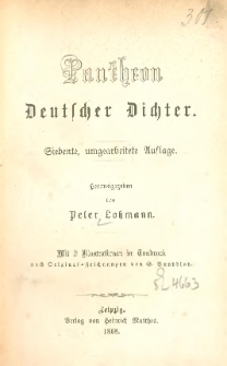 Pantheon deutscher Dichter