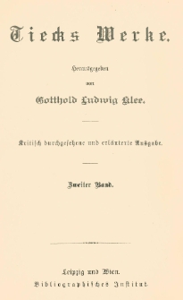Tiecks Werke Bd. 2