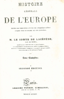 Histoire générale de l'Europe depuis les dernières années du cinquième siècle jusque vers le milieu du dix-huitième T. 15