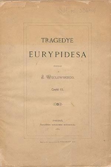 Tragedye Eurypidesa. Cz. 2