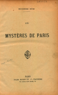 Les mystères de Paris. 1