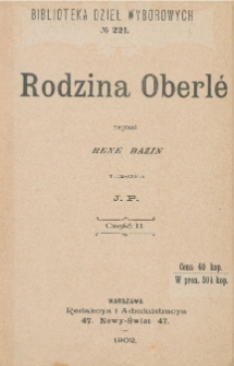 Rodzina Oberlé. Cz. 2