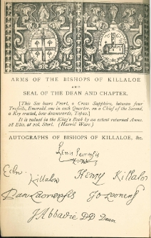 The Diocese of Killaloe from the Reformation to the close of the eighteenth century : with an appendix
