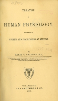 Treatise on human physiology