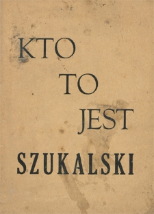 Kto to jest Szukalski?