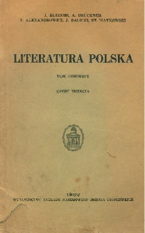 Materiały pomocnicze do literatury polskiej. T. 1, Od początków piśmiennictwa do powstania listopadowego