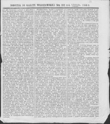 Gazeta Warszawska. 1853, dod. do nr 292 (25 X/6 XI)